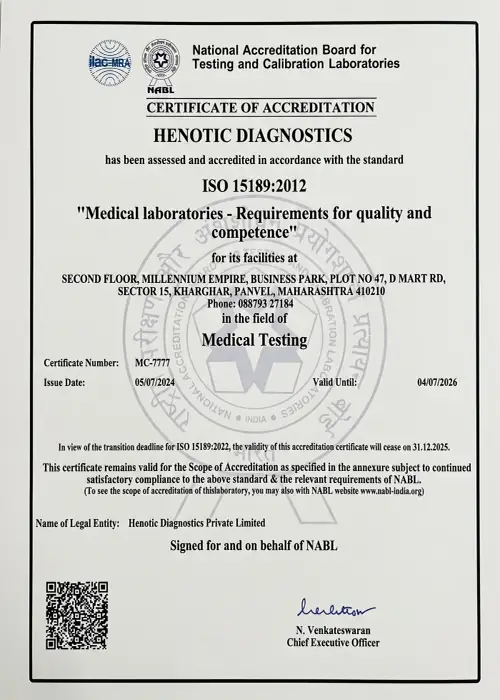 NABL Certificate
