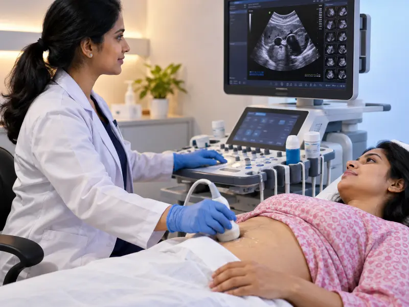 Ultrasound Guided Procedure session at Henotic Diagnostics Kharghar