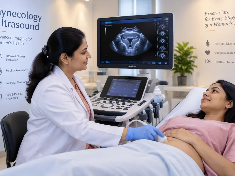 Comprehensive Gynecology Ultrasound report at Henotic Diagnostics Kharghar