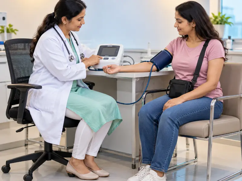Cardiology evaluation suite at Henotic Diagnostics Kharghar for 24 Hour Bp Monitoring and vascular checkups