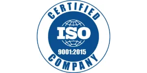 ISO 9001:2015 quality management certification seal for medical imaging center