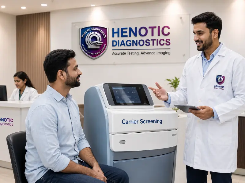Carrier screening panel for recessive genetic inheritance at Henotic Diagnostics at Henotic Diagnostics diagnostic lab