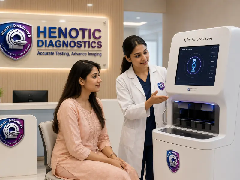 Henotic Diagnostics Targeted NGS + MLPA Machine for Carrier Screening blood sample process