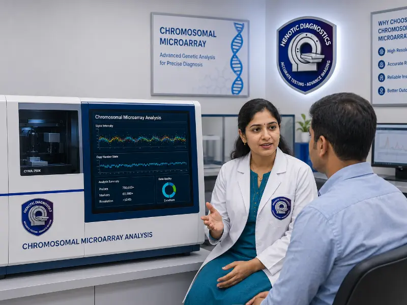 Cytogenetic bioinformatic software displaying chromosomal microdeletion and microduplication log2 ratio signals