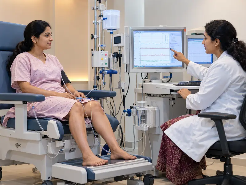 Moreover, Henotic Diagnostics facility for computerized Complete Urodynamic Study testing