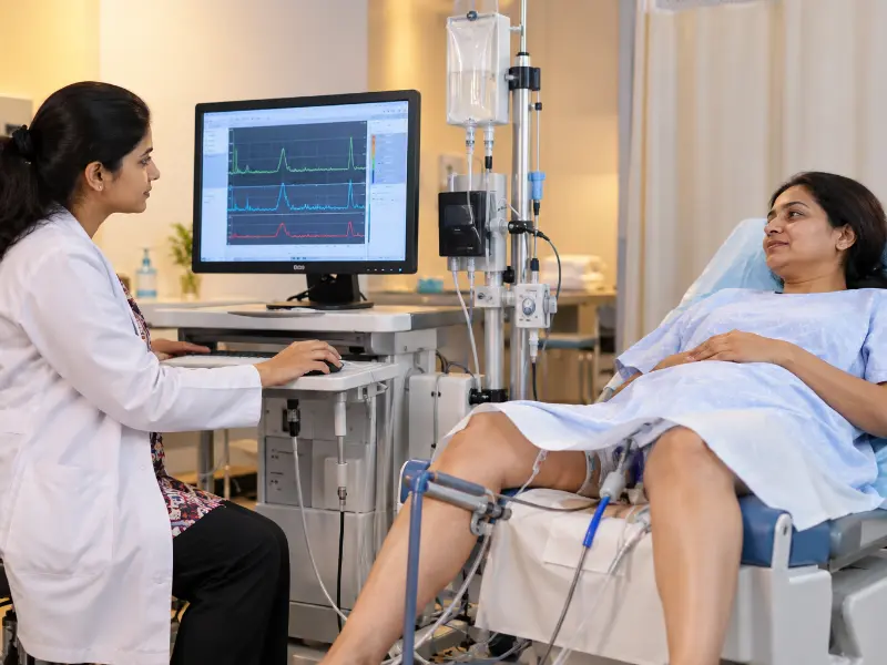 Moreover, Henotic Diagnostics facility for computerized Cystometry testing