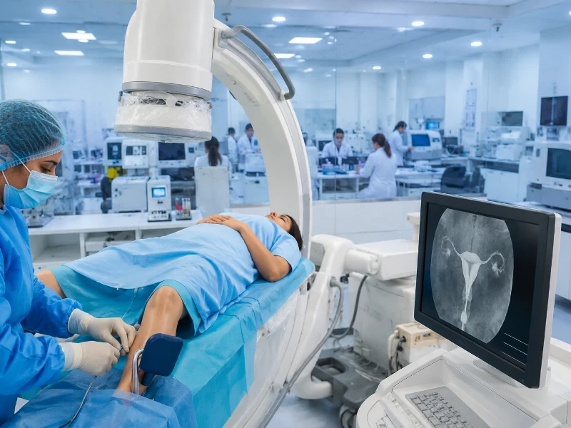 Digital X-ray equipment at Henotic Diagnostics radiology studies Suite