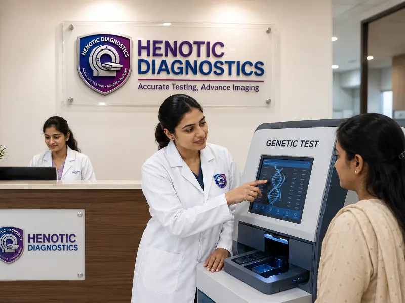 High-throughput NGS genomic sequencer performing Genetic Test DNA sequencing for inherited disease screening