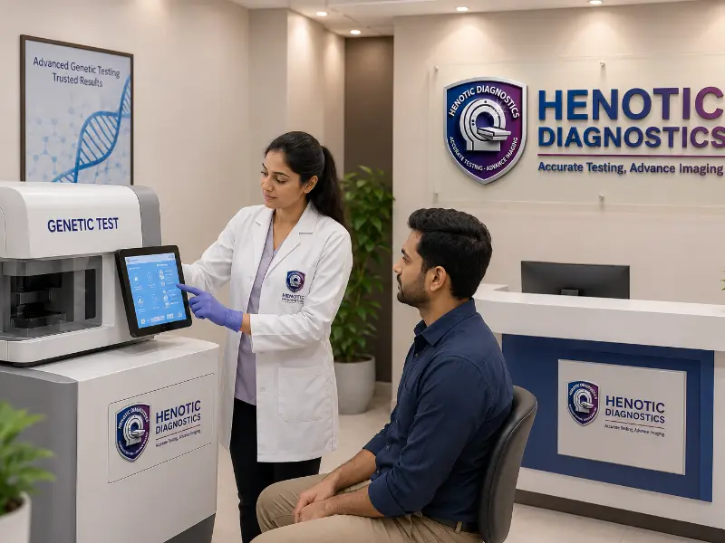 Diagnostic genetic testing and clinical gene analysis at Henotic Diagnostics at Henotic Diagnostics diagnostic lab