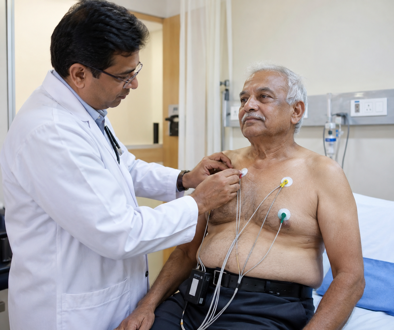 Compact digital ambulatory Bp Monitoring recorder and pressure cuff hardware