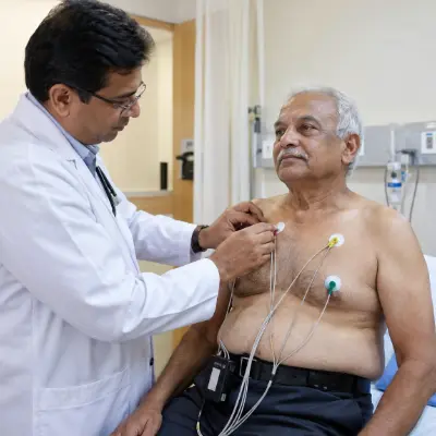 Patient undergoing ambulatory Bp Monitoring during active daily life