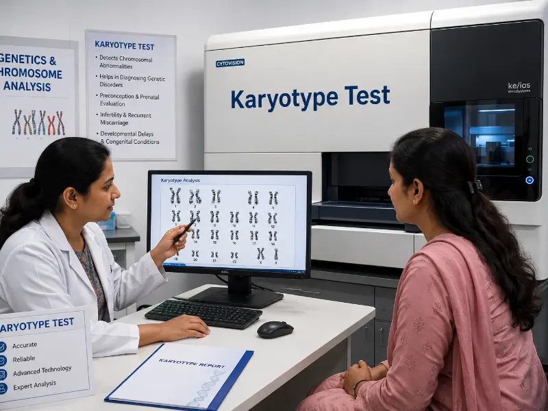 Cytogenetic Karyotype Test Chromosome Analysis