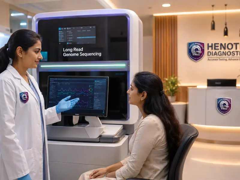 Third-generation PacBio HiFi and Oxford Nanopore long-read sequencer executing Long Read Genome Sequencing