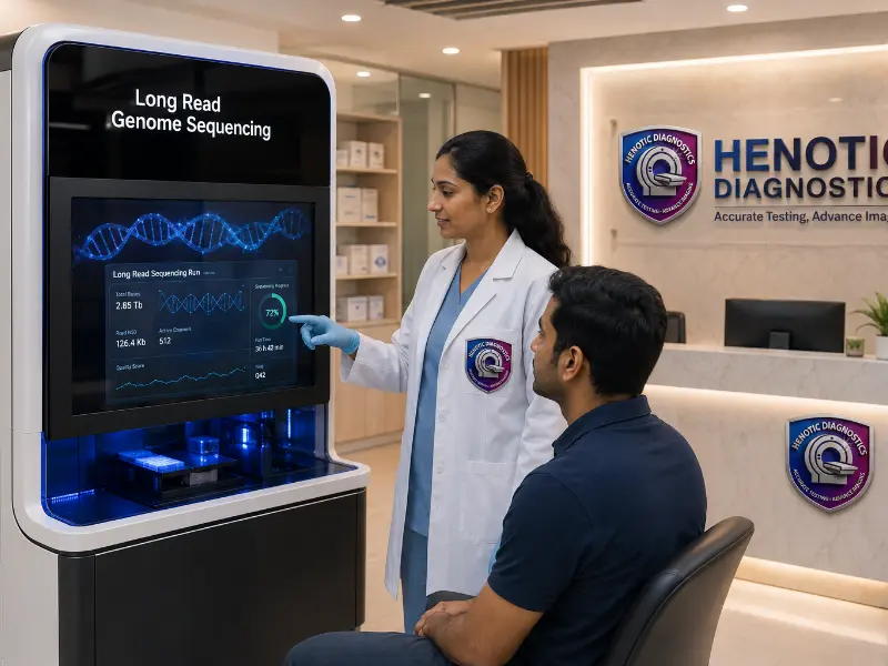Henotic Diagnostics Advanced Third Generation Sequencing Machine for Long Read Genome Sequencing sample processing
