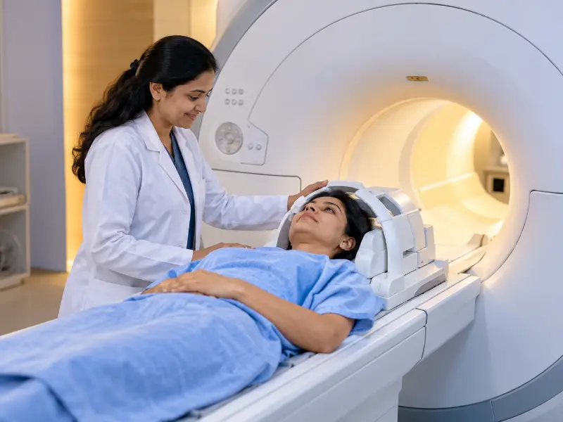 Additionally, advanced 3T wide-bore MRI Brain Screening equipment
