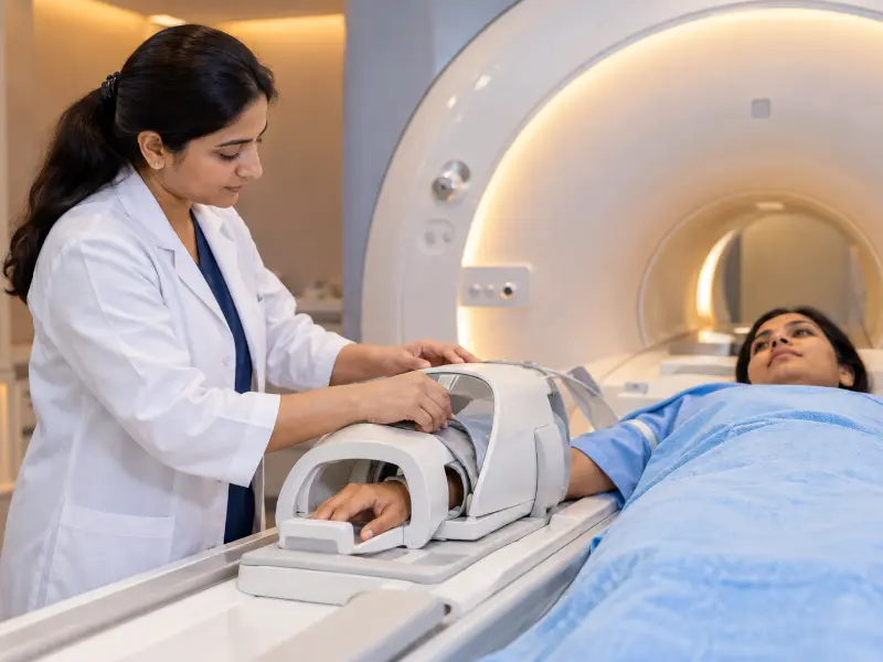 Additionally, advanced 3T wide-bore MRI Hand scanning equipment