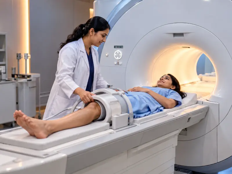 Additionally, advanced 3T wide-bore MRI Joint scanning equipment