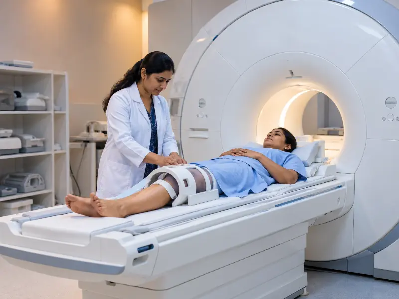 Additionally, advanced 3T wide-bore MRI Knee scanning equipment
