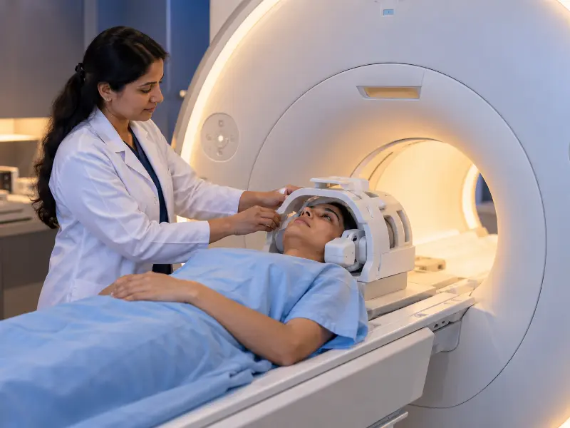 Additionally, advanced 3T wide-bore MRI Orbit scanning equipment