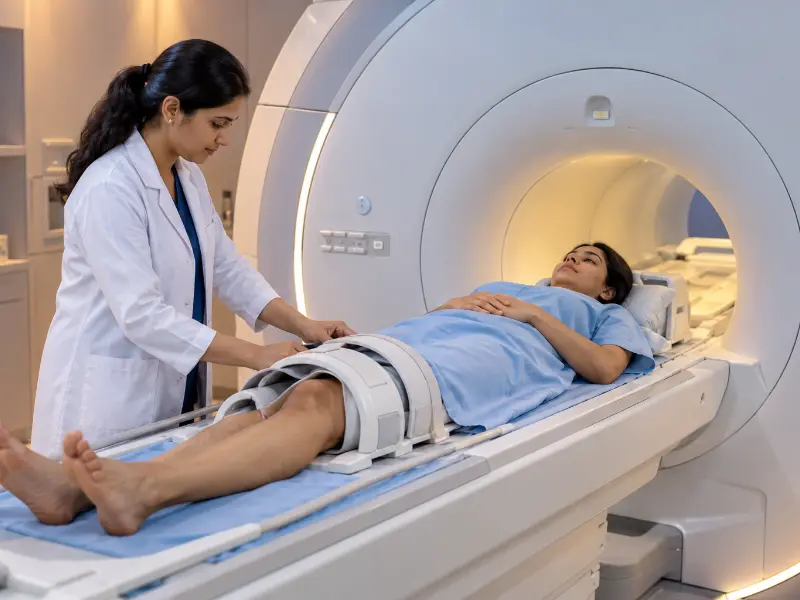 Additionally, advanced 3T wide-bore MRI Thigh scanning equipment
