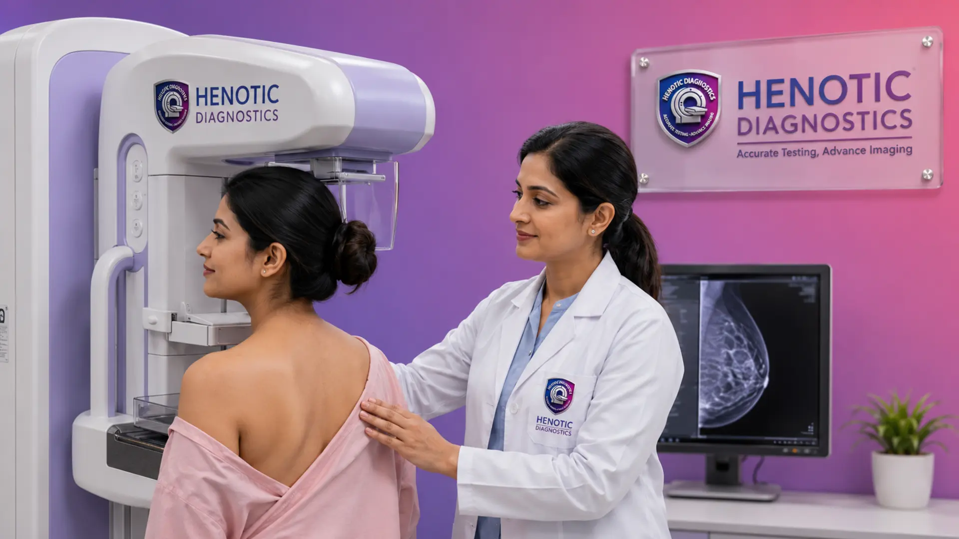 Advanced digital mammography screening test for early breast cancer detection