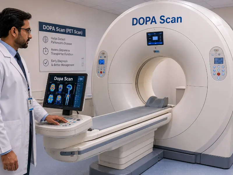 3D Dopa Scan PET CT fusion imaging for neuroendocrine tumor localization