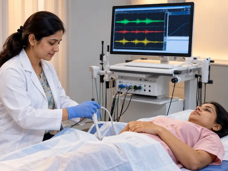 Moreover, Henotic Diagnostics facility for computerized Pelvic Floor Electromyography testing
