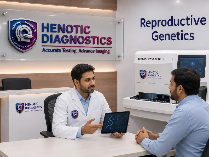 Henotic Diagnostics Next-Generation Sequencing (NGS) Machine for Reproductive Genetics blood sample processing