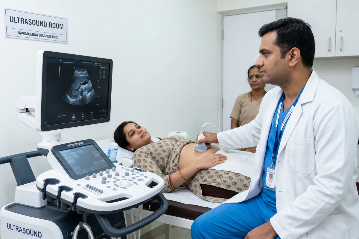 Professional advance diagnostic sonography imaging at Henotic Diagnostics Kharghar