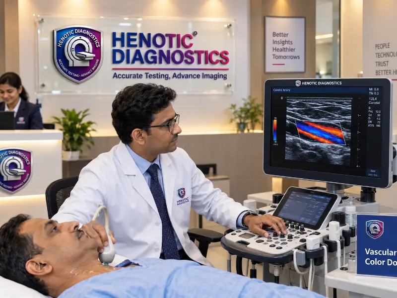 Comprehensive Vascular Color Doppler ultrasound scan at Henotic Diagnostics Kharghar