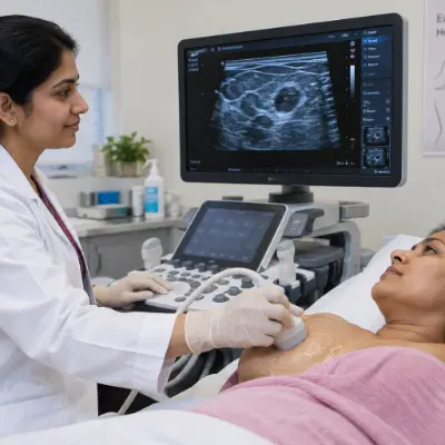 High resolution breast ultrasound scan evaluating fibroglandular tissue
