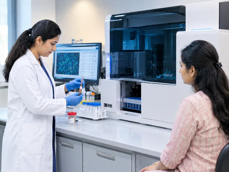 High-throughput 16S rRNA metagenomic sequencing analyzer for Stool Microbiome Analysis
