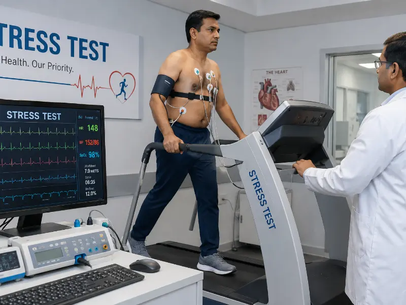 Henotic Diagnostics corporate diagnostic centre building for Stress Tests