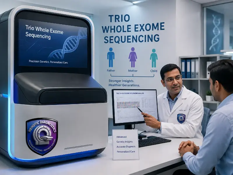 High-throughput Next Generation DNA sequencing platform for Trio Whole Exome Sequencing