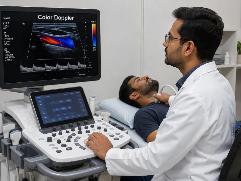 Color doppler ultrasound imaging Machine at Henotic Diagnostics Kharghar