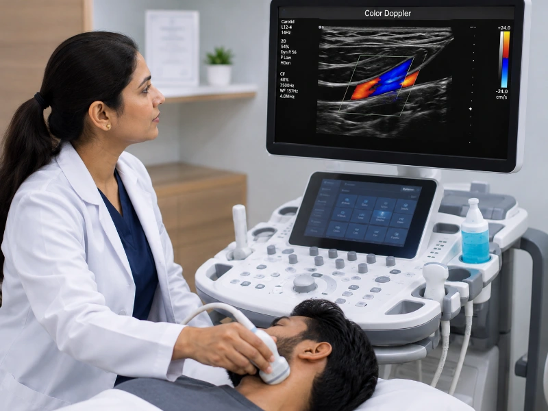 Color doppler ultrasound imaging Technology at Henotic Diagnostics Kharghar