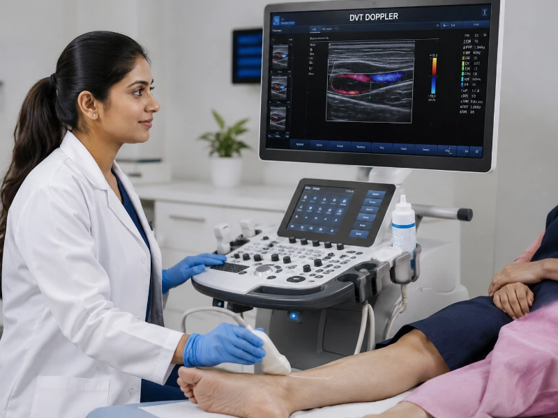 DVT doppler ultrasound imaging Machine at Henotic Diagnostics Kharghar