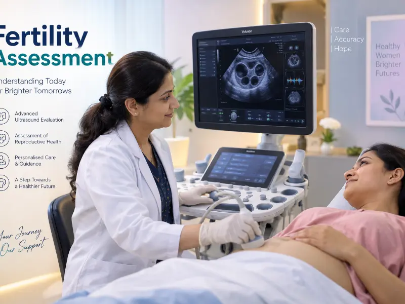 Radiologist conducting high-resolution Fertility Assessment at Henotic Diagnostics