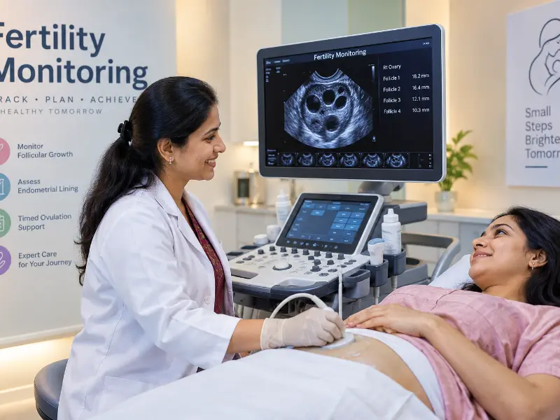 Advanced Fertility Monitoring equipment at Henotic Diagnostics Kharghar