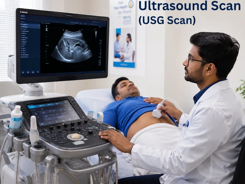 Professional Ultrasound Scan (USG Scan) imaging at Henotic Diagnostics Kharghar