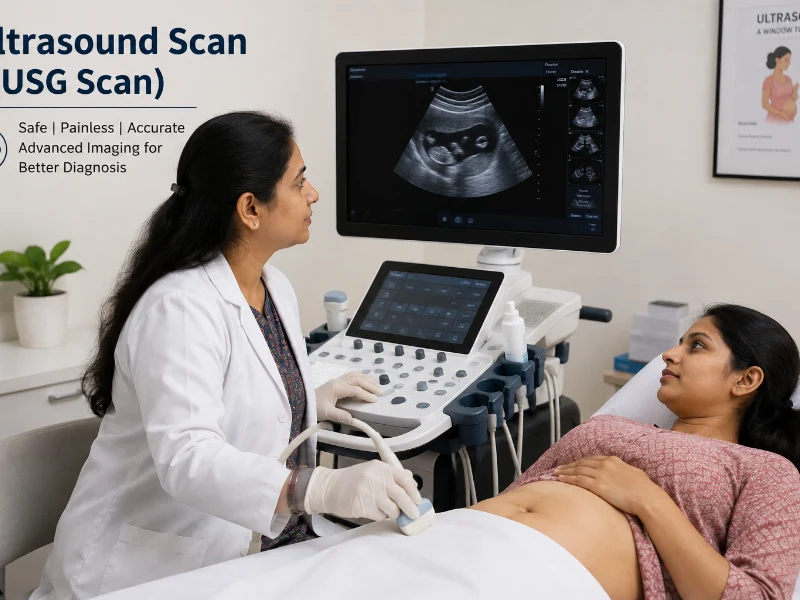 Professional Ultrasound scan imaging Technology at Henotic Diagnostics Kharghar  