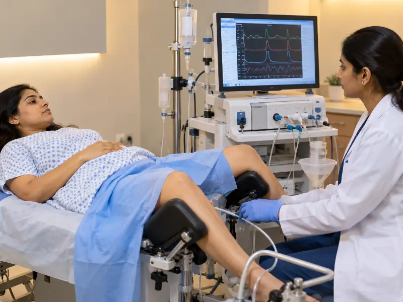 Moreover, Henotic Diagnostics facility for computerized Urethral Pressure Profile testing